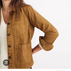 Madewell Garment-Dyed Ashwood Chore Coat